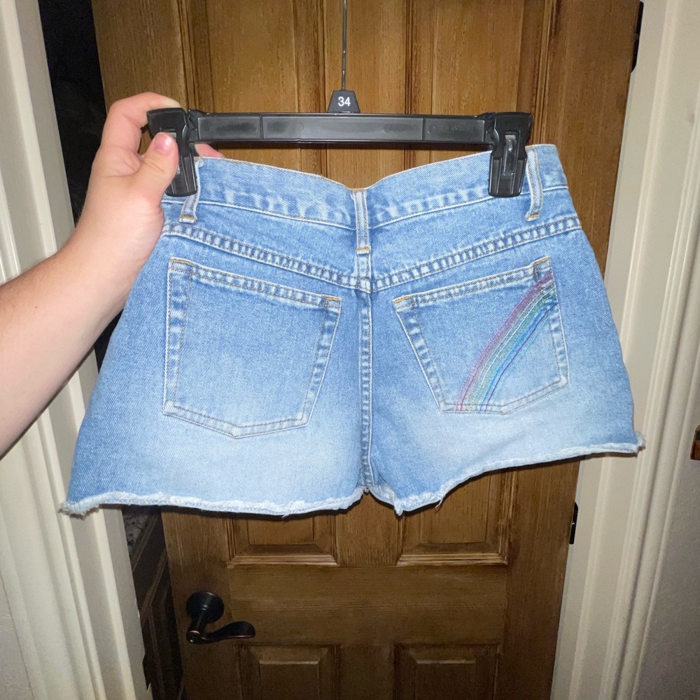Rainbow jean shorts - Picture 4 of 6